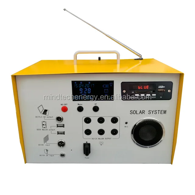 Best quality home lighting self generating solar power system for fan TV