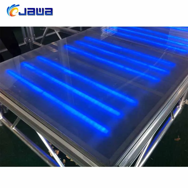 Outside aluminum truss stage