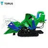 12.5HP engine combine harvester thailand with capacity 2-3mu/h