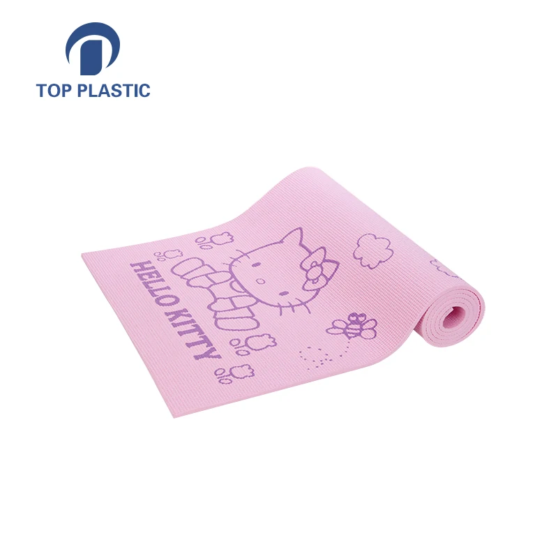 

Wholesale Fitness Excellent Cushion Exercise PVC Hello Kitty Yoga Mat, Any color