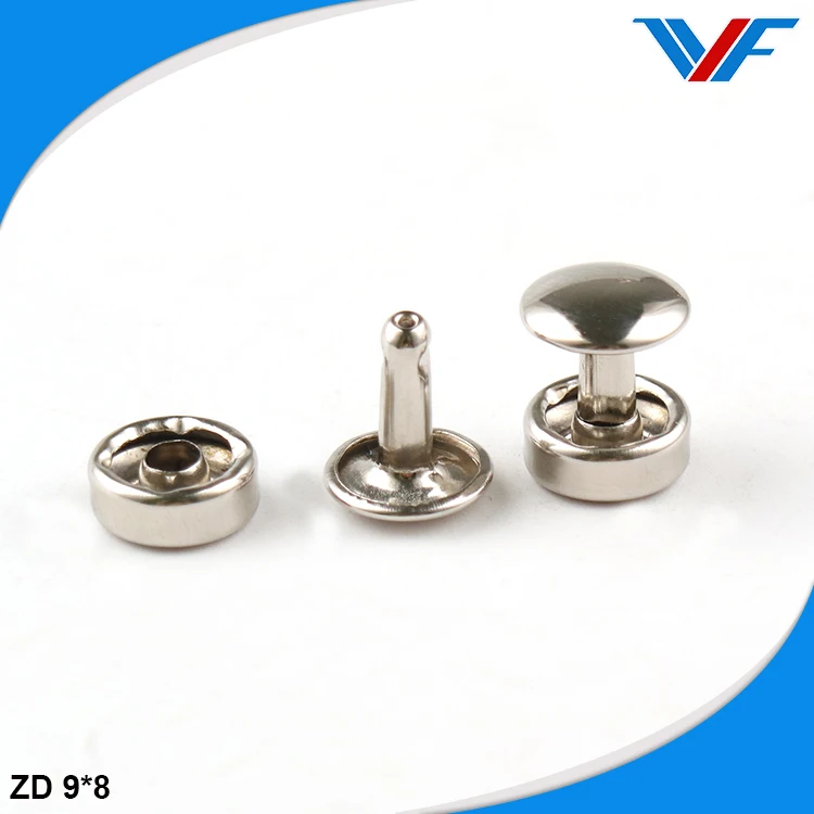 9mm Custom Double Cap Rivet Buy Custom Double Cap Rivet,Wholesale
