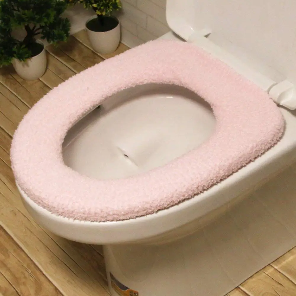 Universal Warm Soft Washable Toilet Seat Cover Mat Closestool Toilet Lid Cove KK
