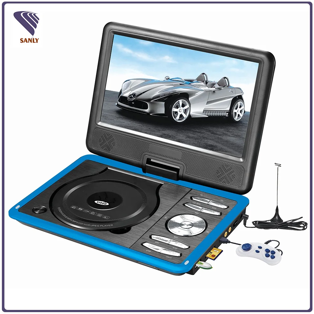 
Evd portable dvd player for car headrest with strap 