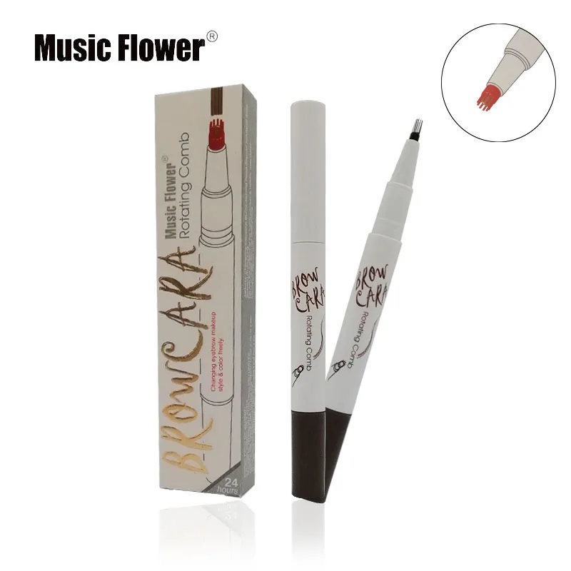 

Korean private label Cosmetics Waterproof Liquid Eyebrow Pencil With Brush
