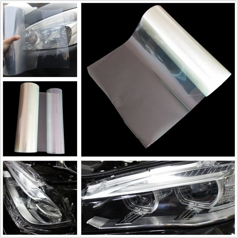 Light Black Headlight Or Fog Taillight Tint Window Tint Vinyl Film