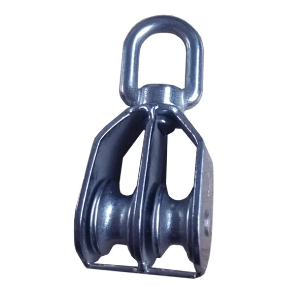 Stainless Steel Swivel Rope Lifting Pulley Wire Rope Singlesheaved