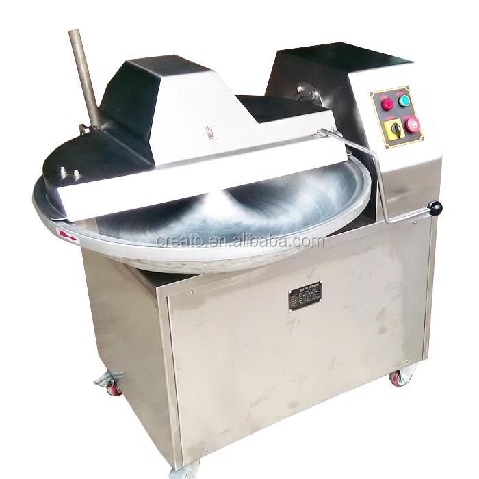 
50L electric vegetable meat sausage meat bowl cutter 