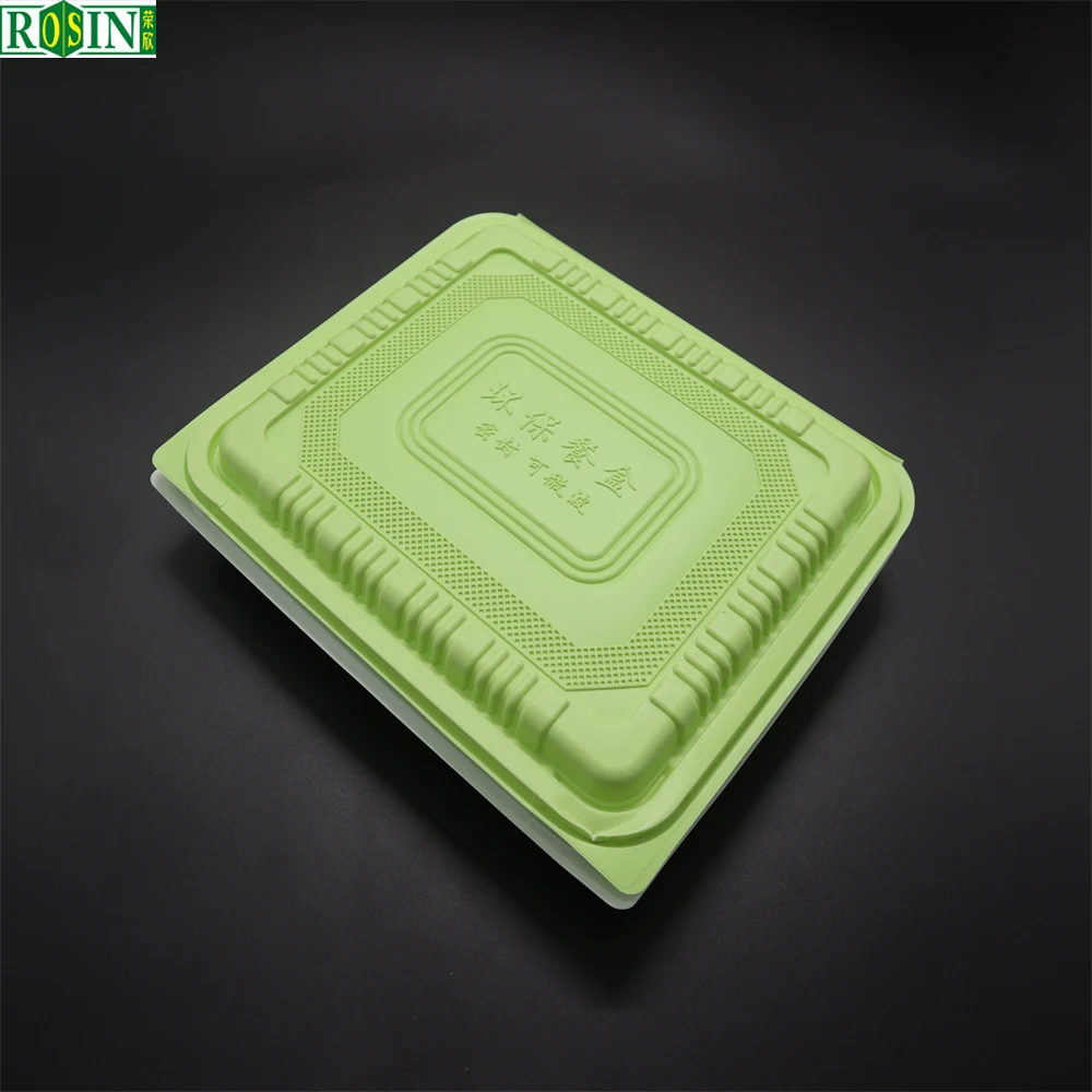 4 Compartment Self Heating Food Container Food Grade Box Packaging For Food Custom Plastic