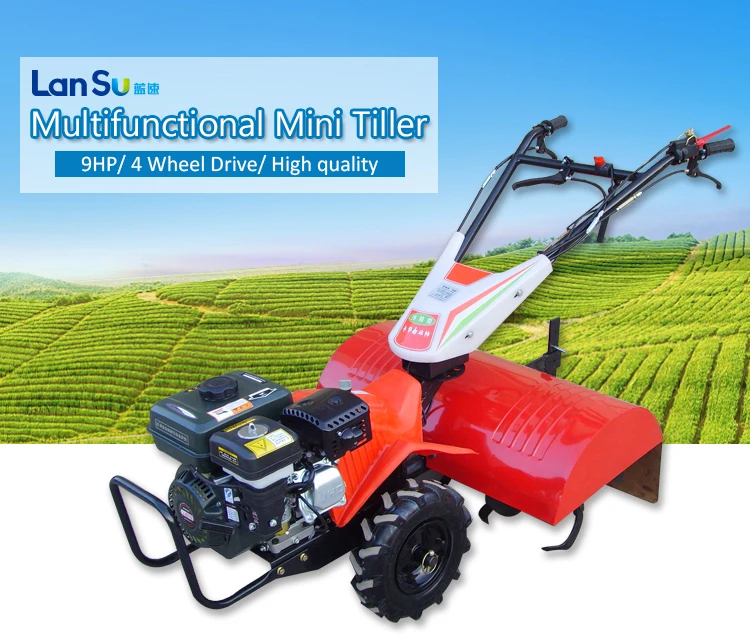 7/9hp Tiller And Cultivator Gas Mini Tiller Farm Tractor For Sale