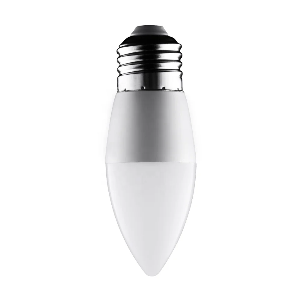 High lumens 5W/7W E27/E14 led light bulb C37 led candle light