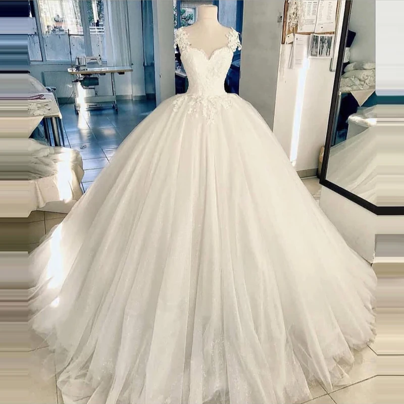 

FA129 Design Factory Gelinlik Wedding Dress 2020 Princess Ball Gown vestido de noiva Lace Bridal Gowns Robe De Mariage, Default or custom