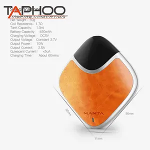 Mini Pod Vape Starter Kit Leather Ceramic Finish