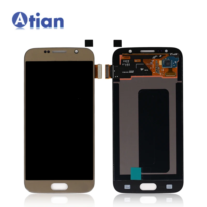 

5.1'' for Samsung for Galaxy S6 LCD Screen Display G920F G920FD G920FQ G920 LCD for Samsung S6 Display Touch Digitizer Assembly, Black, white, gold, blue