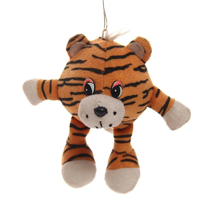 迷你动物钥匙扣毛绒毛绒玩具老虎毛绒玩具,毛绒动物小老虎钥匙扣