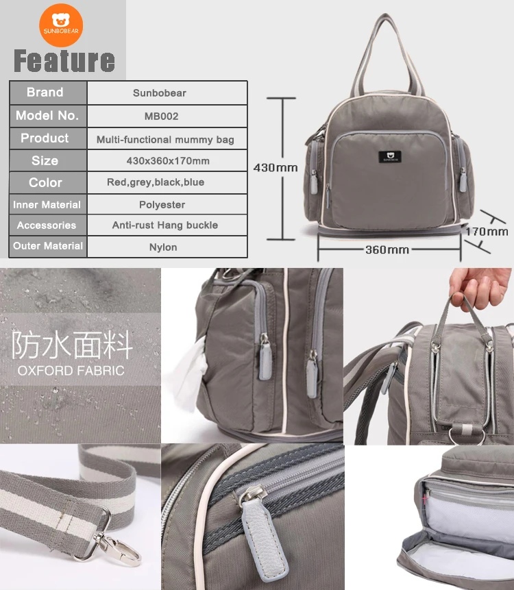 2019 Wholesale Large capacity Multi-Function Waterproof Travel Backpack Mummy Baby Kids Nappy Diaper Bag for Baby Care