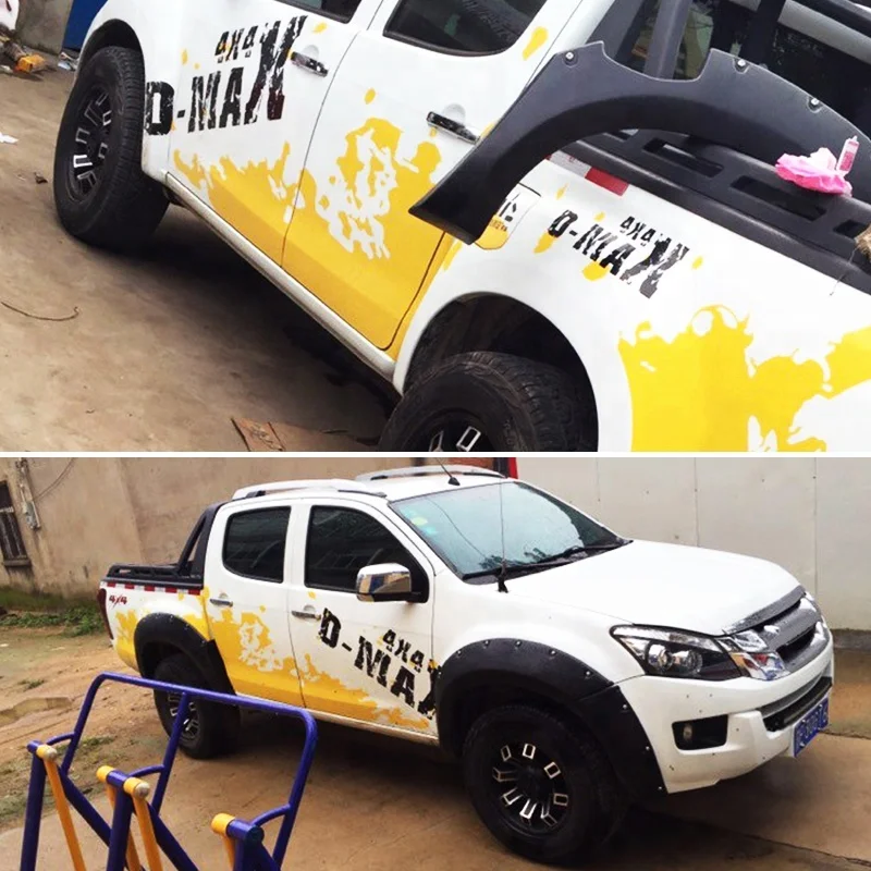 Black Fender Flares Dmax 2012