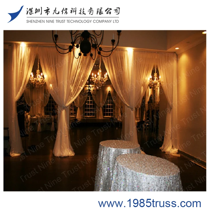 Nine Trust Party Backdrop Drapes Backdrop Design Wedding Crystal