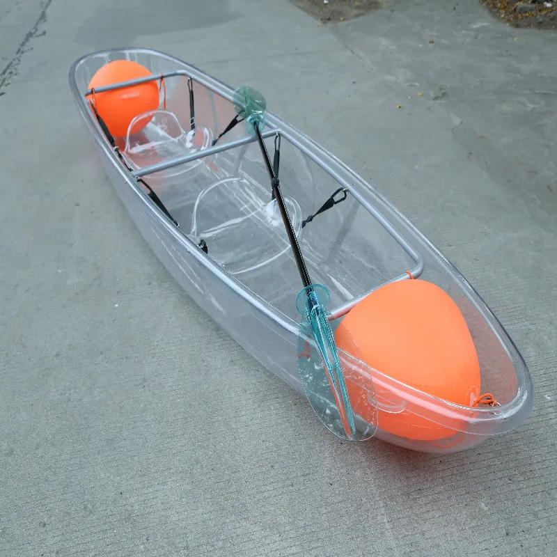 
Transparent Crystal Clear Kayak 2 Person Touring Kayak Clear Bottom Canoe 