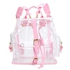 2019 Hot Sale Girl Candy Jelly Transparent Clear PVC Backpack