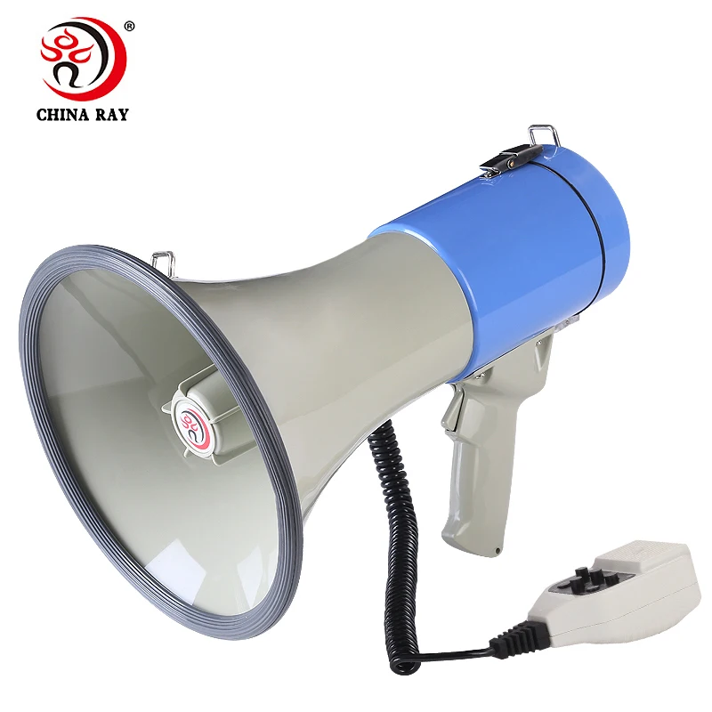 Multifunction High Power Alarm Record Rechargeable Wireless Megaphone ...