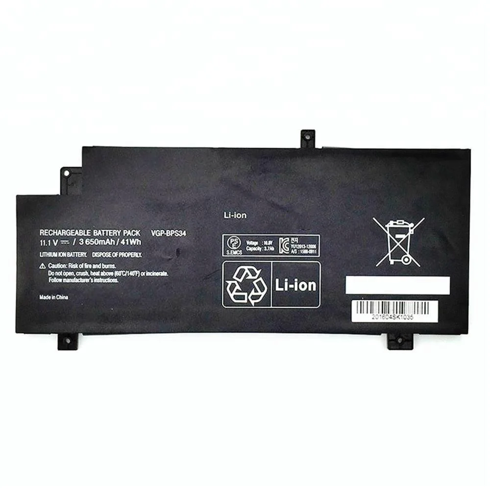 

laptop battery for Sony VGP-BPS34 VGP-BPL34 3650mAh