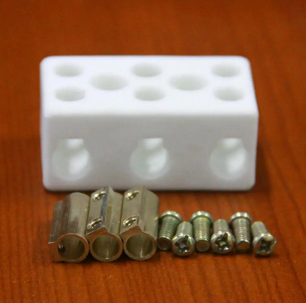 Factory! 3 Pole Ceramic Terminal Block/porcelain Wire Connectors
