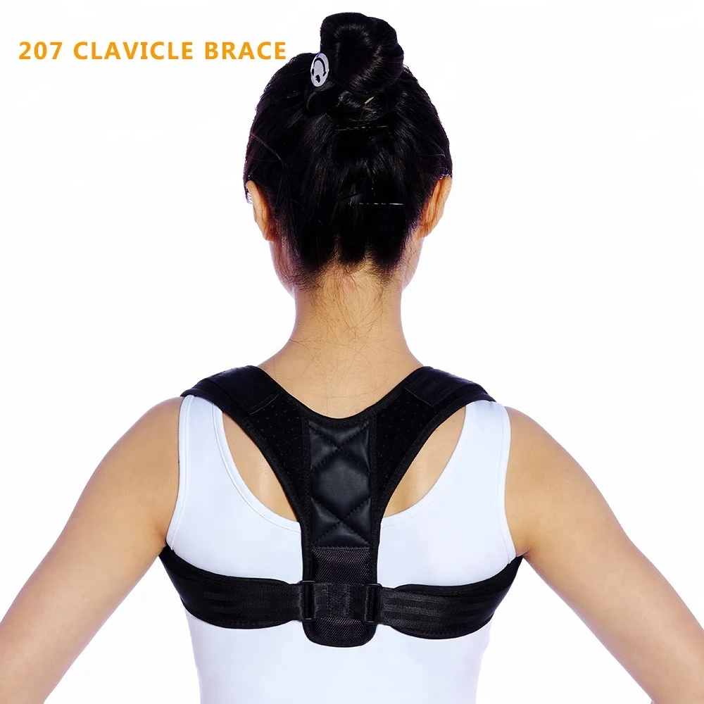 

Hot Sellers Clavicle Brace Adjustable Soft and Comfortable Premium Back Posture Corrector for Women & Men & Kids