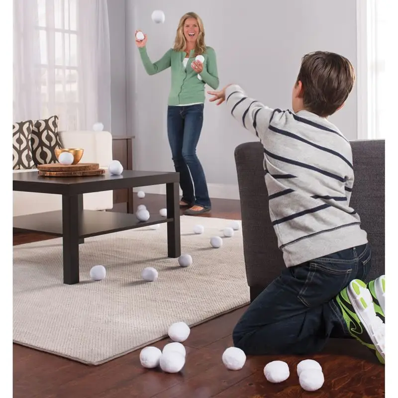 Indoor Snowball Fight, Games & Activities (NO SNOW NEEDED)