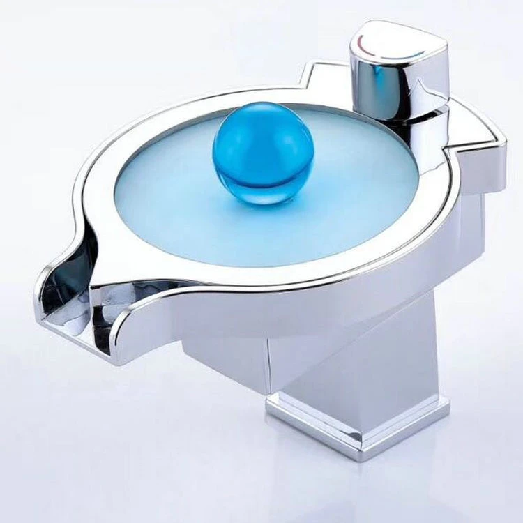 
original factory manufacture stainless steel led basin faucet smaller size waterfall tap 