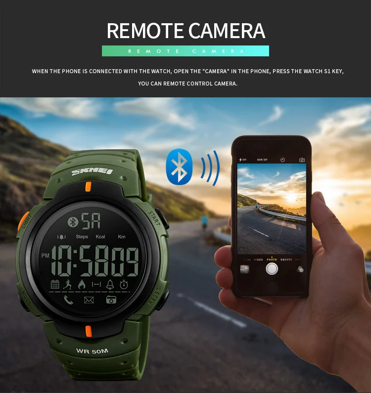Skmei 1301 Smartwatch Fitness Tracker Health Smart Wrist