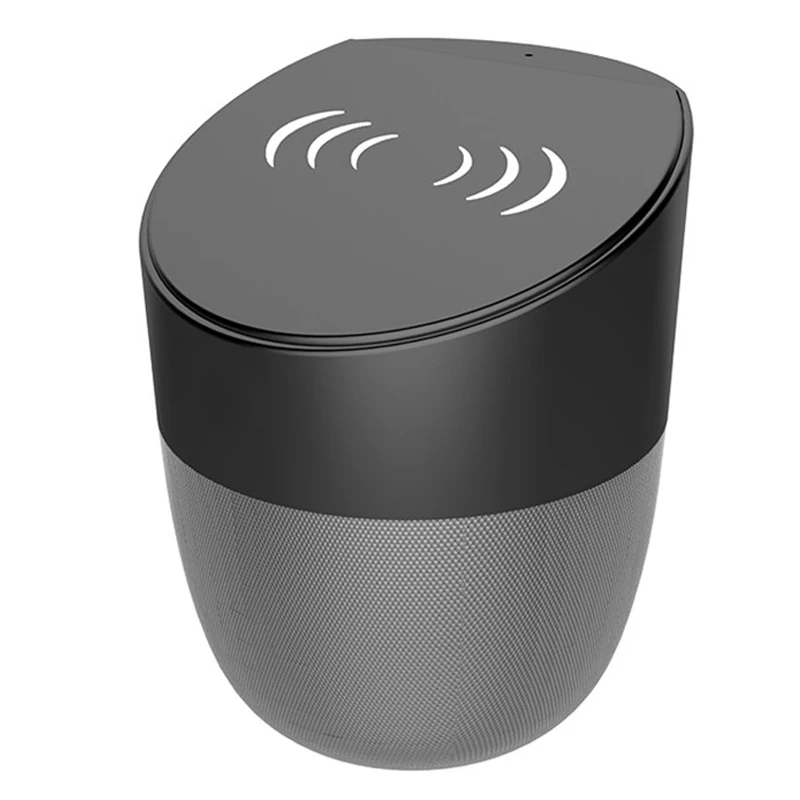 

Amazon Best Seller Qi Wireless Charger Speaker, Fast Wireless Charger Stand for iPhone Wireless Phone Charger with BT Speaker, Black;white
