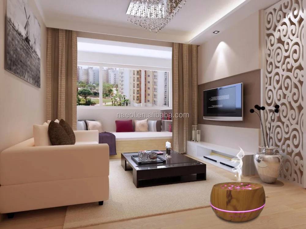 
300ml Eco--friendly ultrasonic electronic wood grain Aroma diffuser 