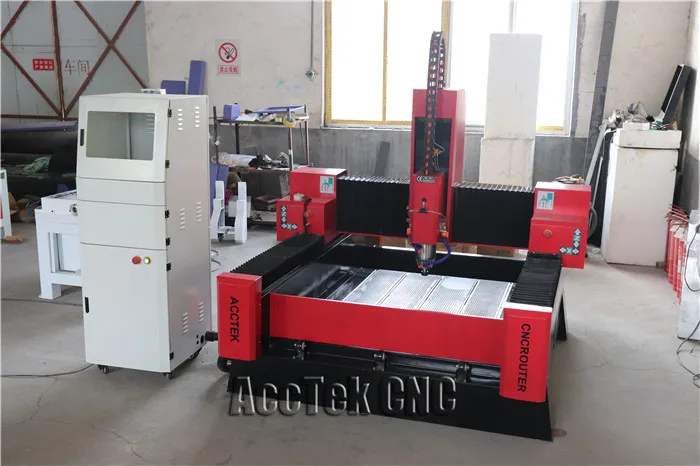 China AccTek brand 9015 size stone  marble cnc engraving machine price