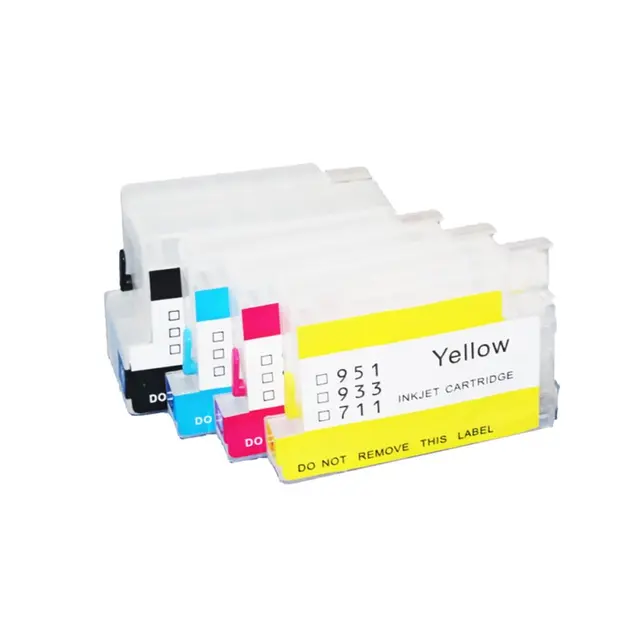 Empty Refillable Ink Cartridge With Chip For Hp 932xl 933xl For Hp Officejet 6100 6600 6700 7110 7610 7612 7510 7512プリンタ Buy 詰め替えインクカートリッジ用hp932 Xl 933xl 用hp 932xl Officejetの6100 6600 6700 インクカートリッジ用のhp