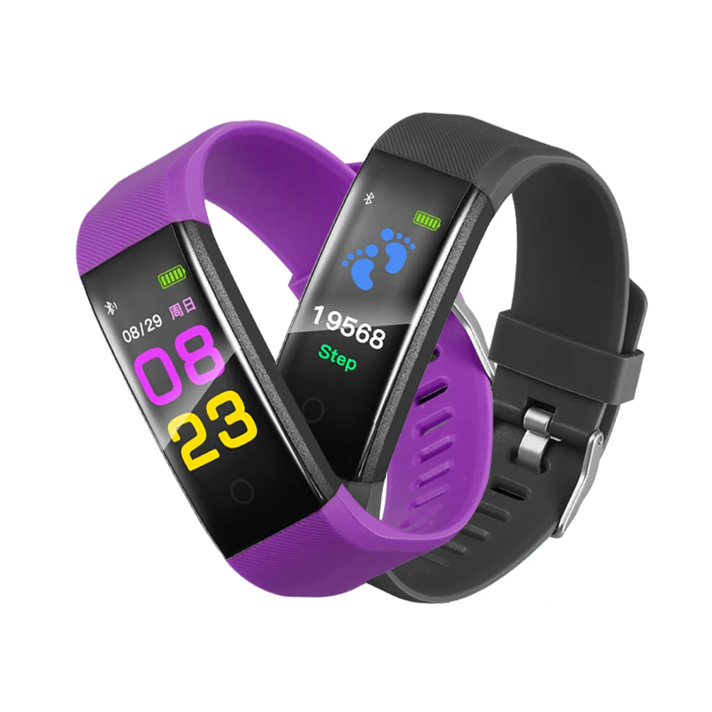 High quality heart rate smart bracelet with HR blood pressure sensor