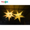 Sayok direct custom handing colorful ball planet wedding party event theme decoration led inflatable star