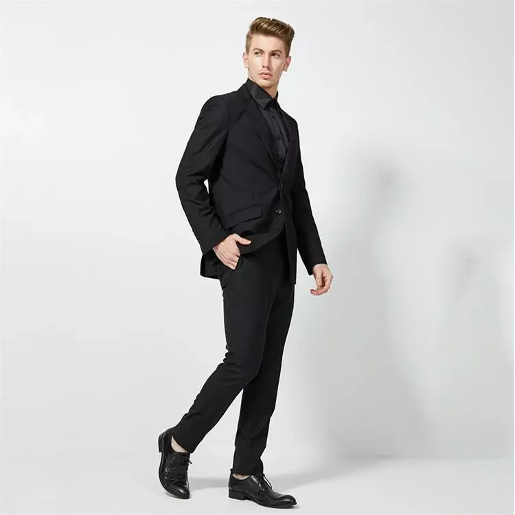 Conjunto Que Incluye Abrigo Y Pantalones,Ropa Formal Negra Para Esmoquin De  Negocios,Trajes Universitarios,Traje De Boda Para Novio,1 Juego - Buy Novio  Traje De Boda Traje De Hombre,Negocios Esmoquin Universidad Trajes,Abrigo Y  Pantalones