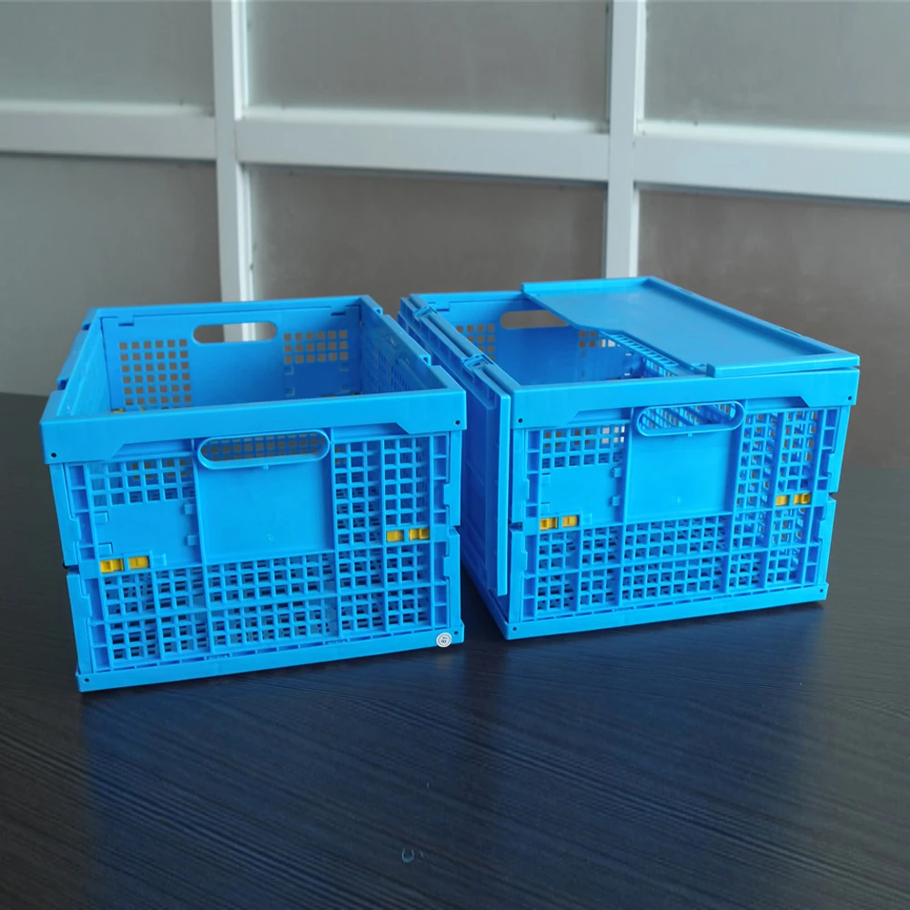Heavy Duty Collapsible Storage Warehouse Plastic Moving Poultry Crates