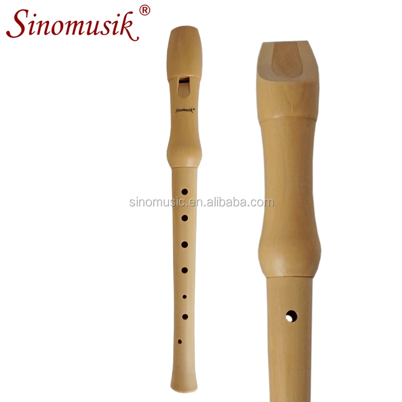 

Wholesale Solid Wooden maple blockflute Soprano Flute Recorder for sale, Maple wood