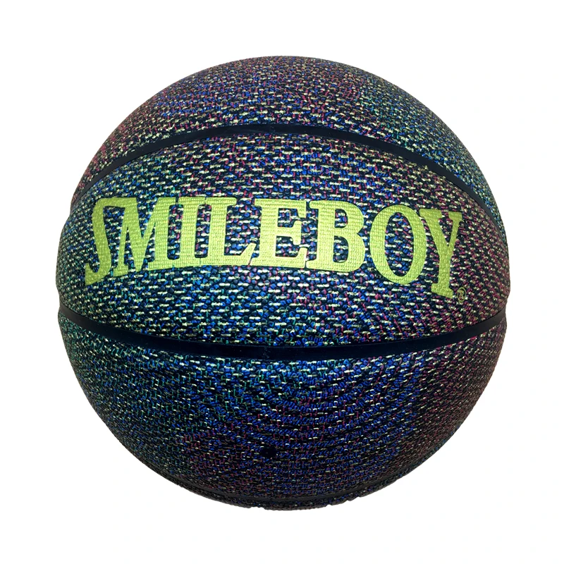 

Custom gold logo size 7 colorful composite leather basketball ball, Any color