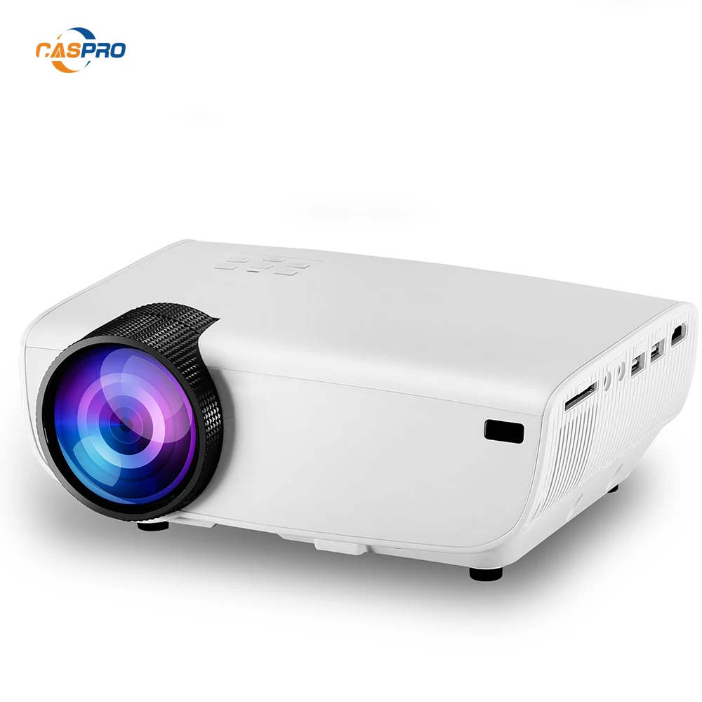 

Home Theater Projector, 720P and1080P Full HD Supported Mini Projector, 2200 Lumen 4.0'' inch LCD Panel Video Projector