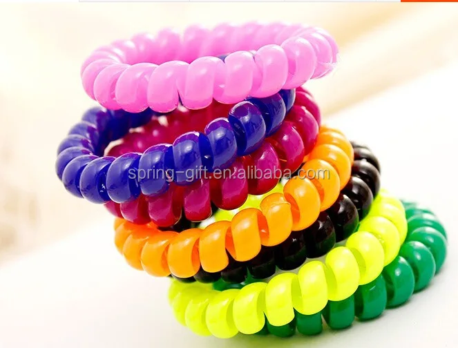 Classic Elastic Hair Tie Bracelet Women Accessories Hair Coil Girl