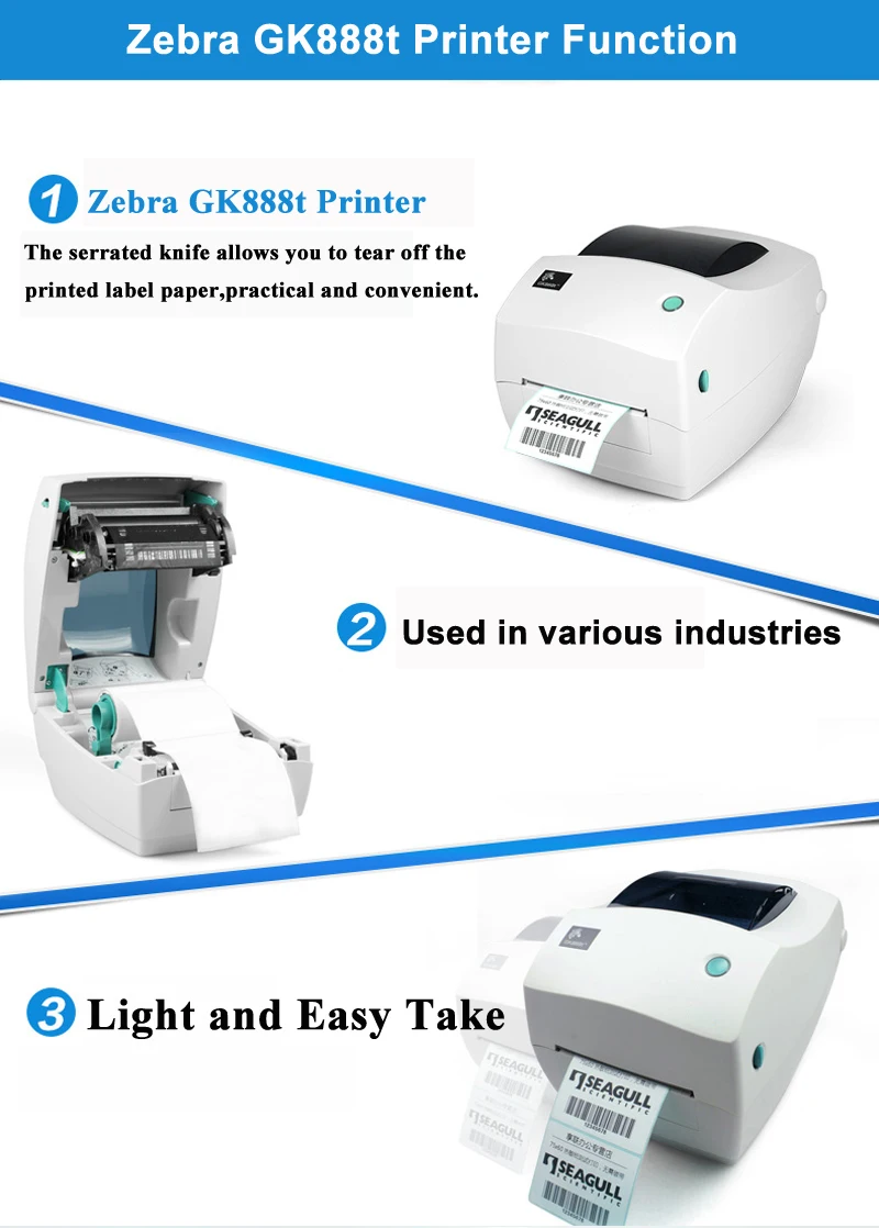 Ftgo Thermal Label Printer Or Label Printer Thermal Transfer Machine