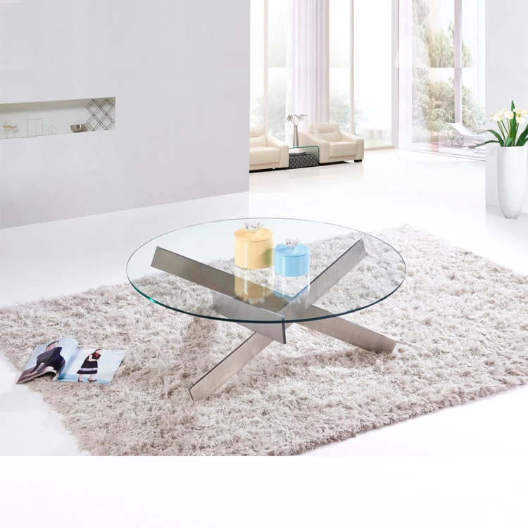 Living Room Furniture Tea Table Design Glass Made In China Coffee Table