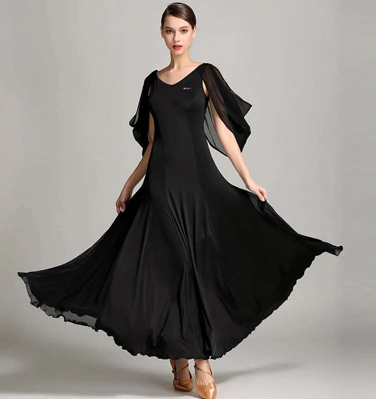 

New Sexy Evening Long Dress Modern Standard Ballroom Dance Dress