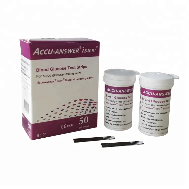 Rapid Test Blood Glucose Test Strips Accurate Blood Sugar Test Strips