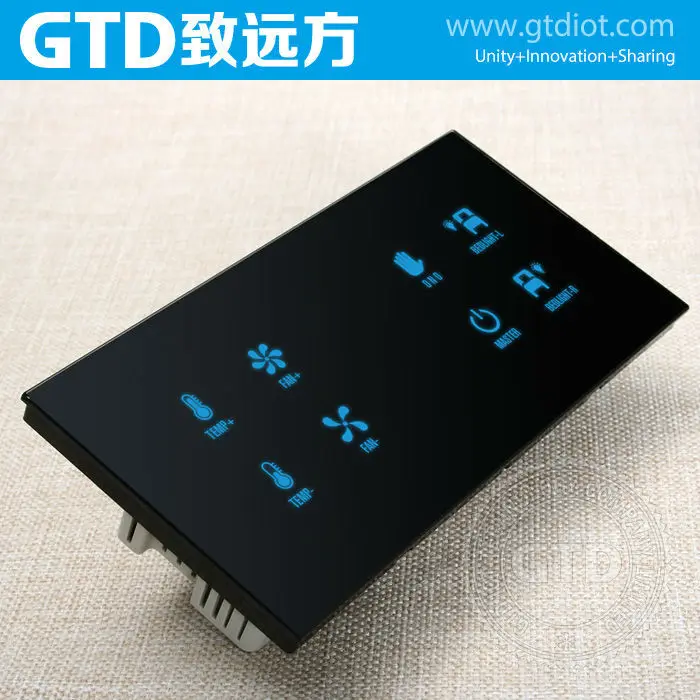 12V DC capacitive touch control panel switches, 8-way bed control panels, apply to the hotel guest room control system