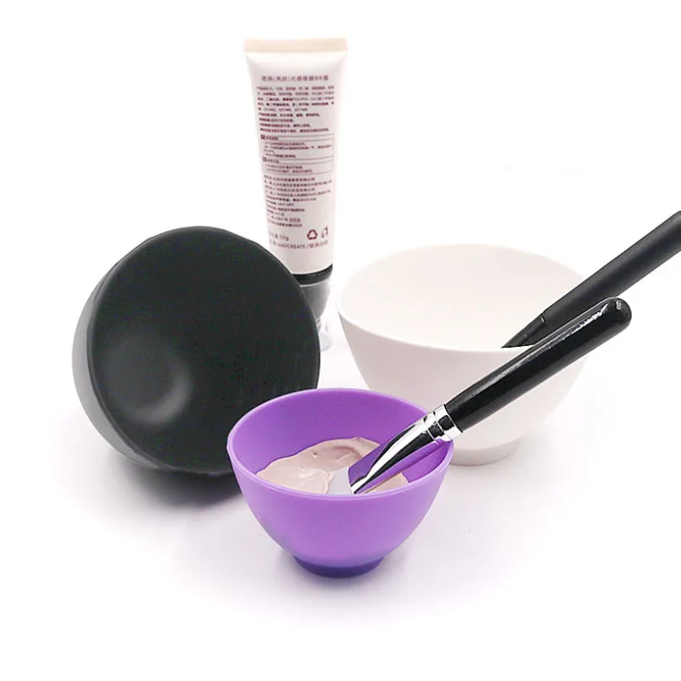 Eco-Friendly silicone cosmetic makeup mask mixing bowl