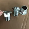 Stainless Steel 3A STD threaded ferrule with hex adaptor