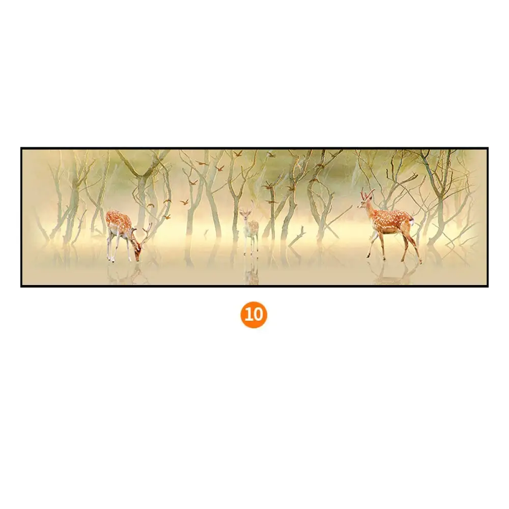 STTS Stylish elk bedroom bedside painting, modern minimalist framed Nordic decorative painting, framed wall paintings